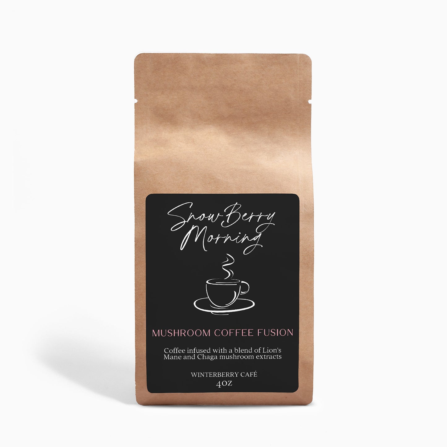 SnowBerry Morning Mushroom Coffee Fusion