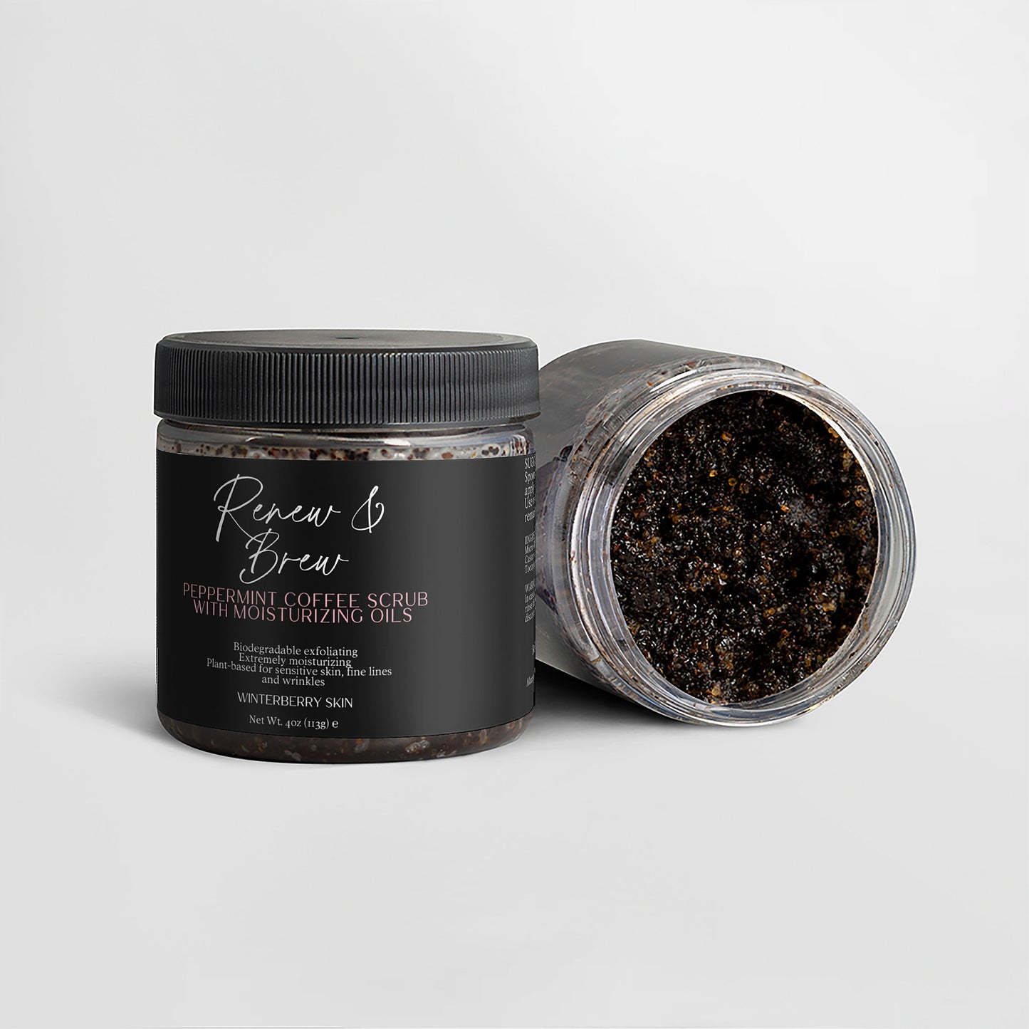 Renew & Brew Peppermint Coffee Scrub