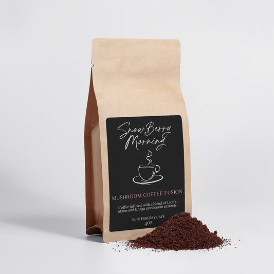 SnowBerry Morning Mushroom Coffee Fusion