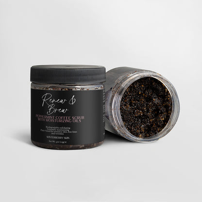 Renew & Brew Peppermint Coffee Scrub