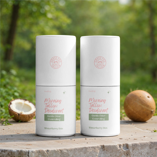 Morning Tallow Deodorant Stick- 2 Pack