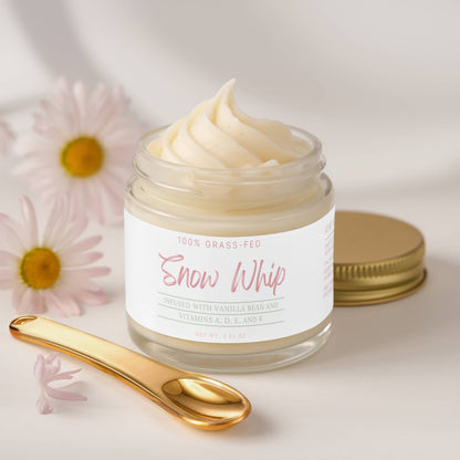Snow Whip Tallow Balm with Vanilla Bean